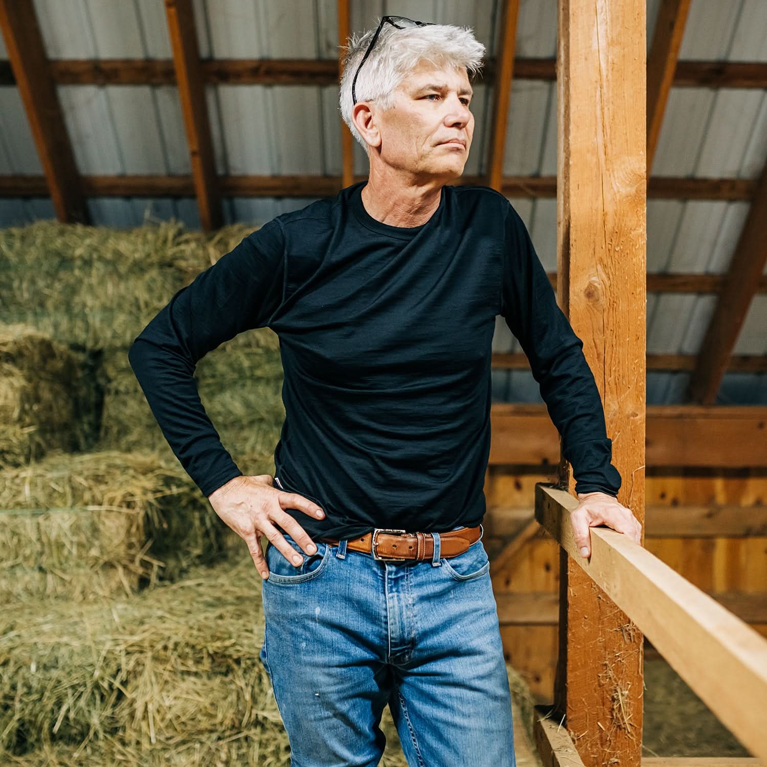 Men's Merino Wool Crew Top