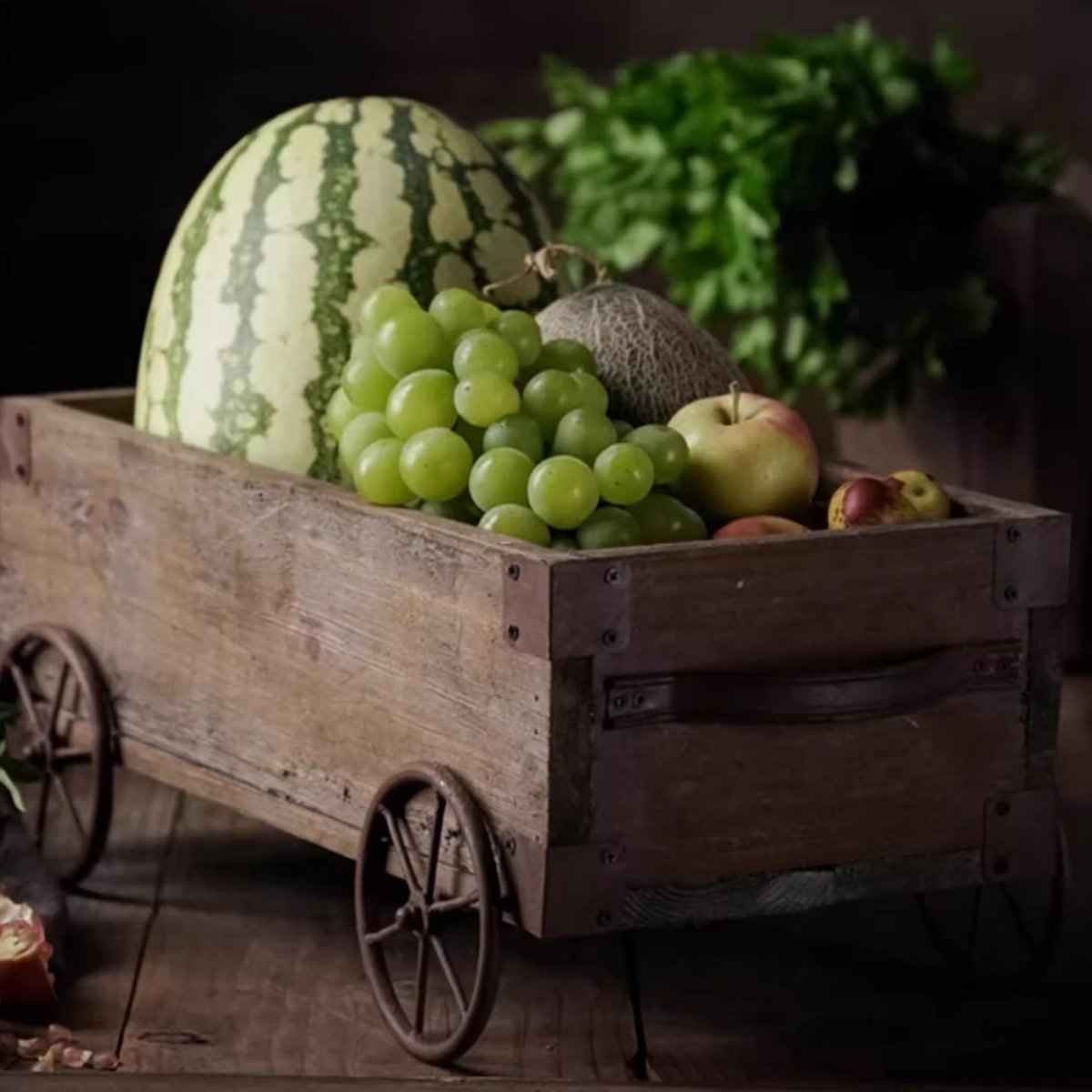 Rustic Wagon Flower Planter