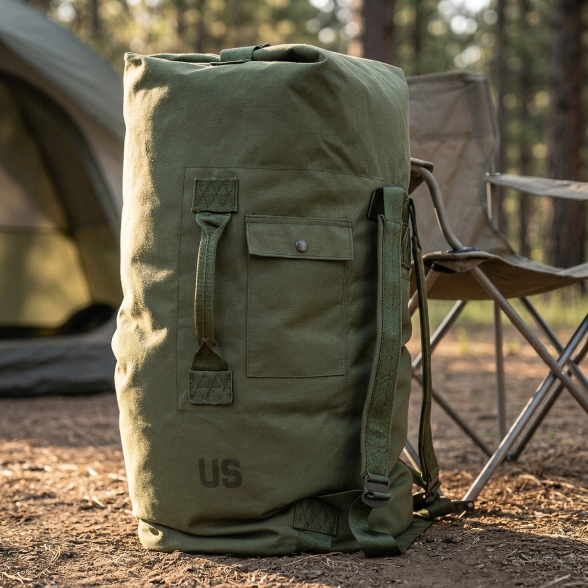 Top Loading Duffle Bag - OD