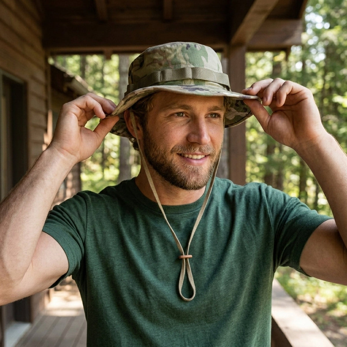 Military Boonie Sun Hat | Cotton Nylon Blend | McGuire Gear