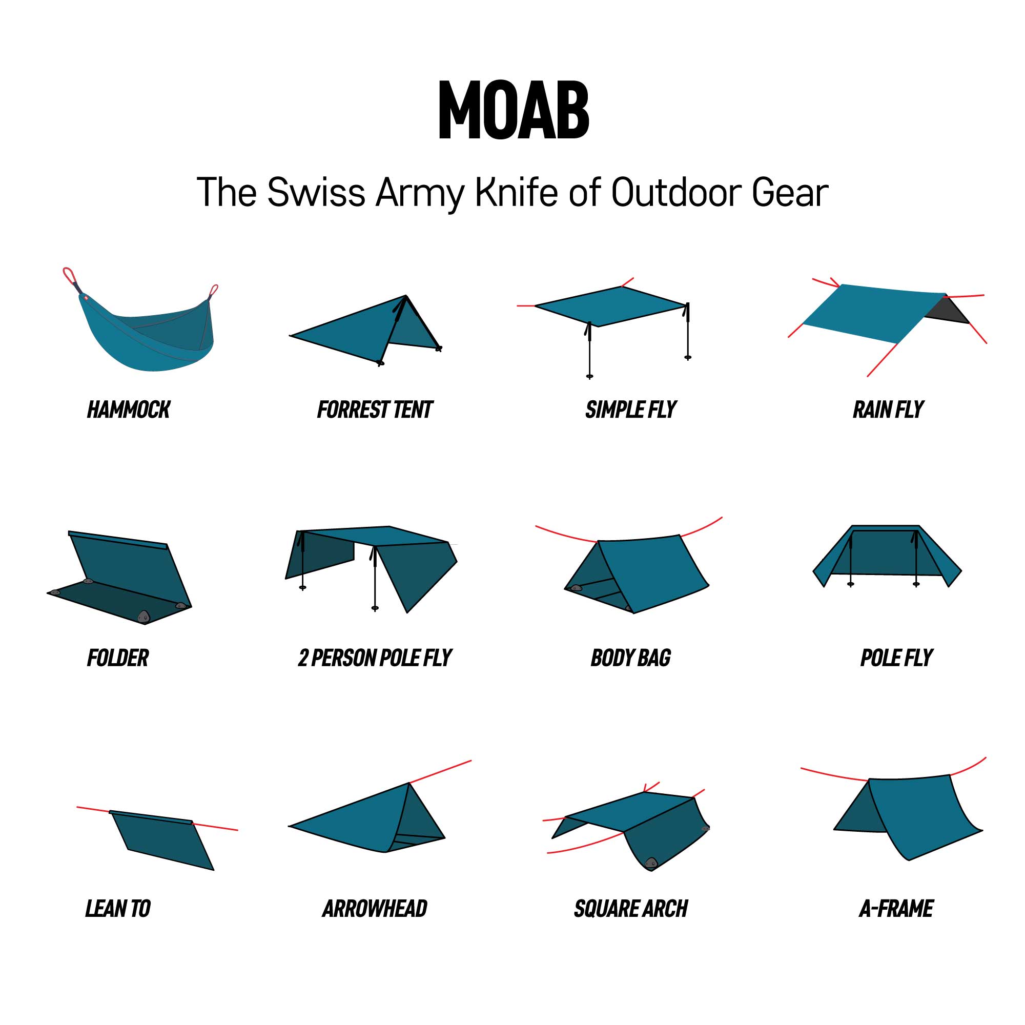 MOAB All-In-One Shelter Hammock
