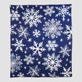 Nordic Snowflakes - Cotton Sustainable Knit Throw