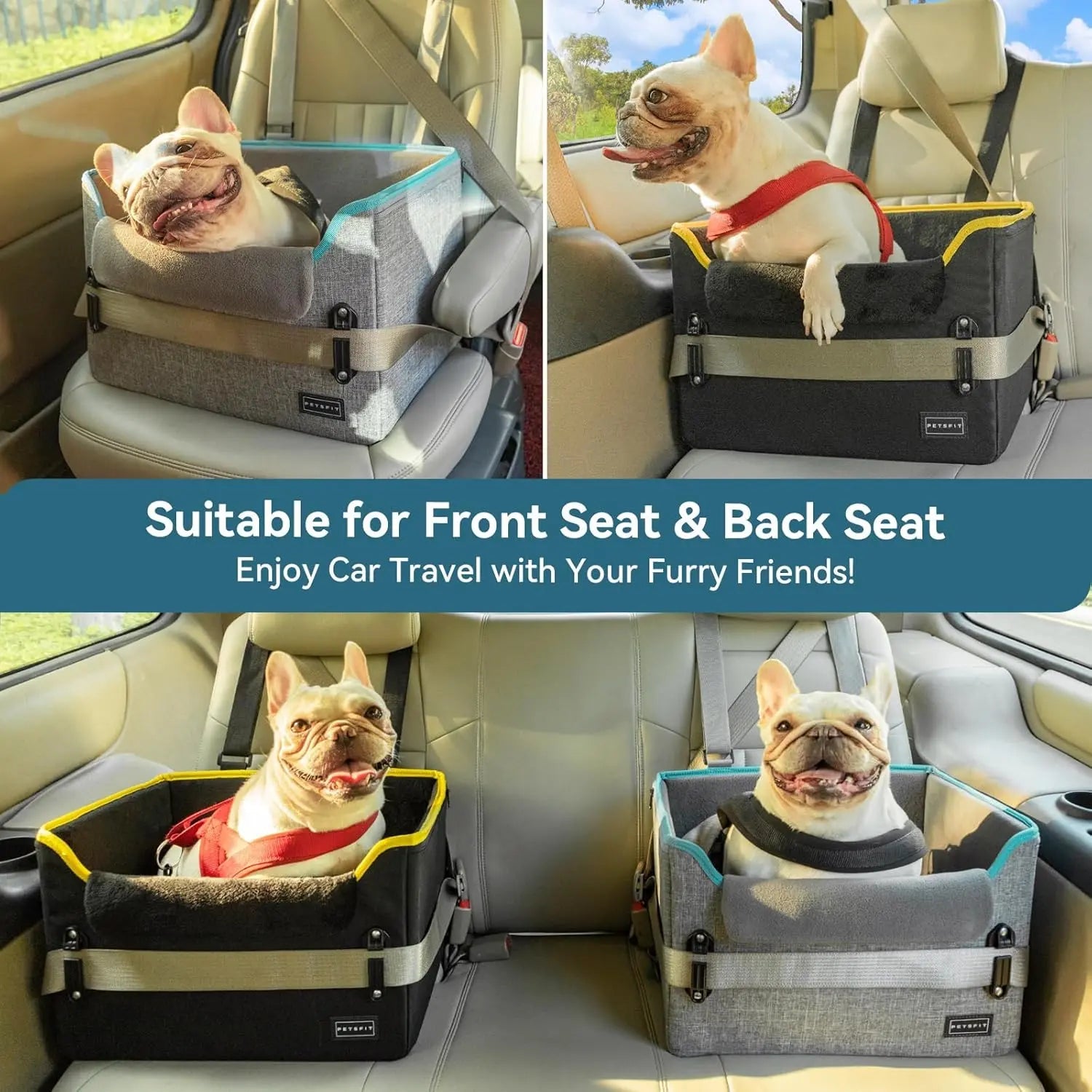 Foldable Dog Car Booster Seat