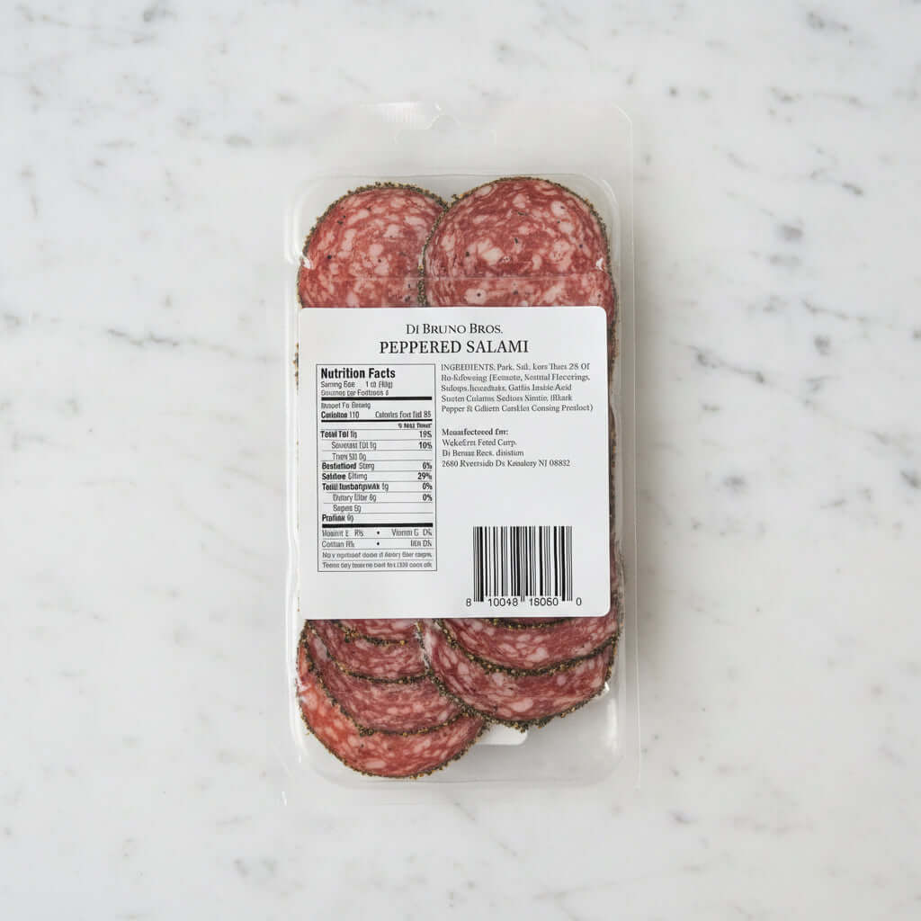 Sliced Peppered Salami