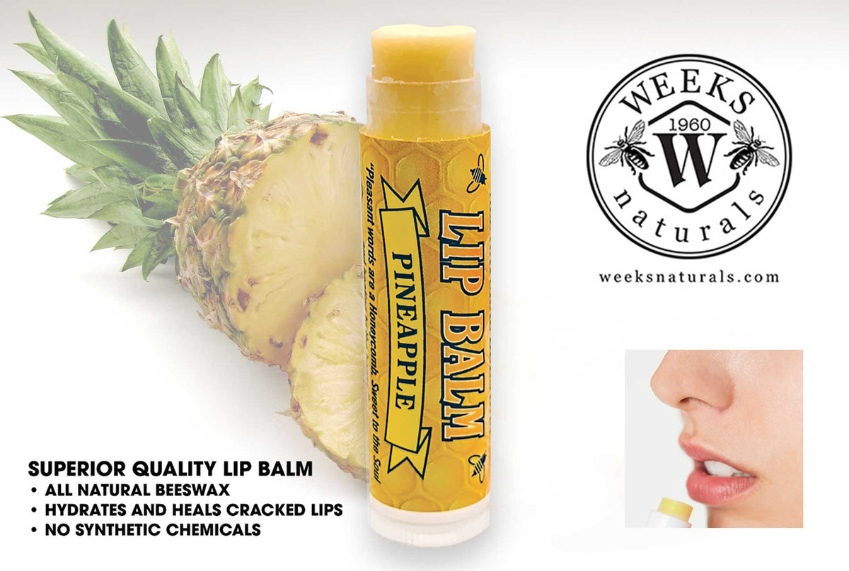 Beeswax Lip Balm | Singles, Twin Packs & Cases | Weeks Honey Farm