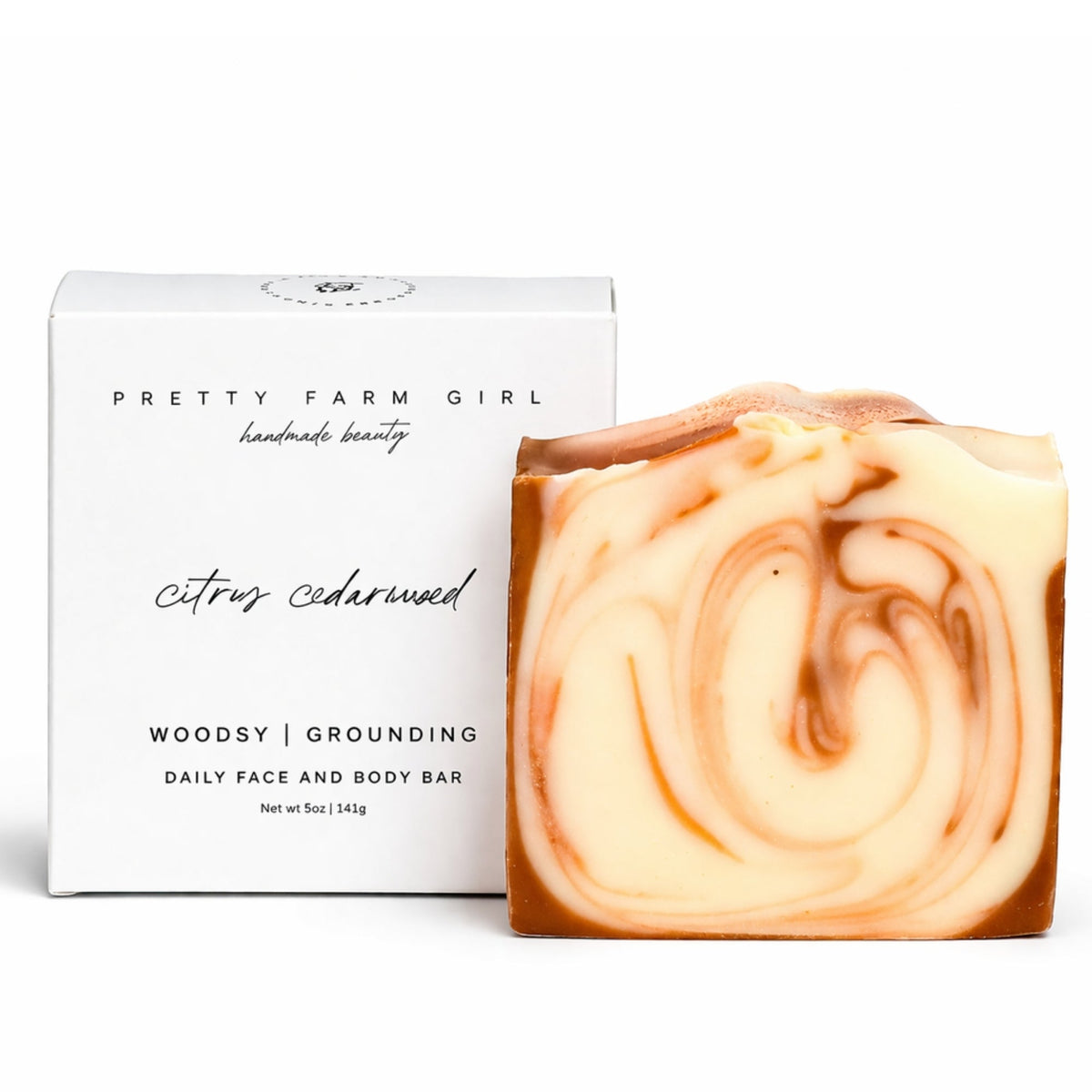 Citrus Cedarwood Tallow & Goat Milk Soap | Pretty Farm Girl