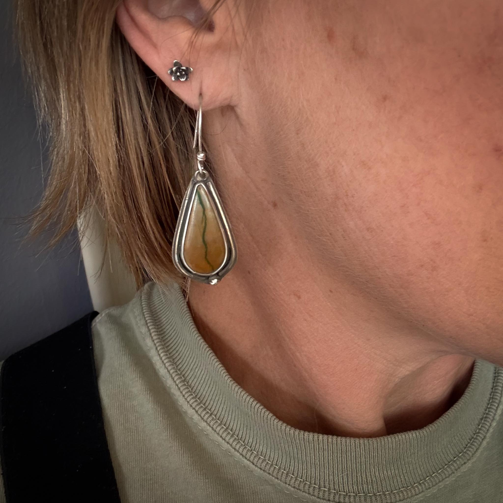 Royston Ribbon Turquoise Earrings