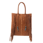 Fringed Leather Bag