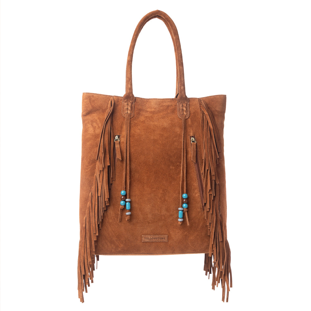Fringed Leather Bag