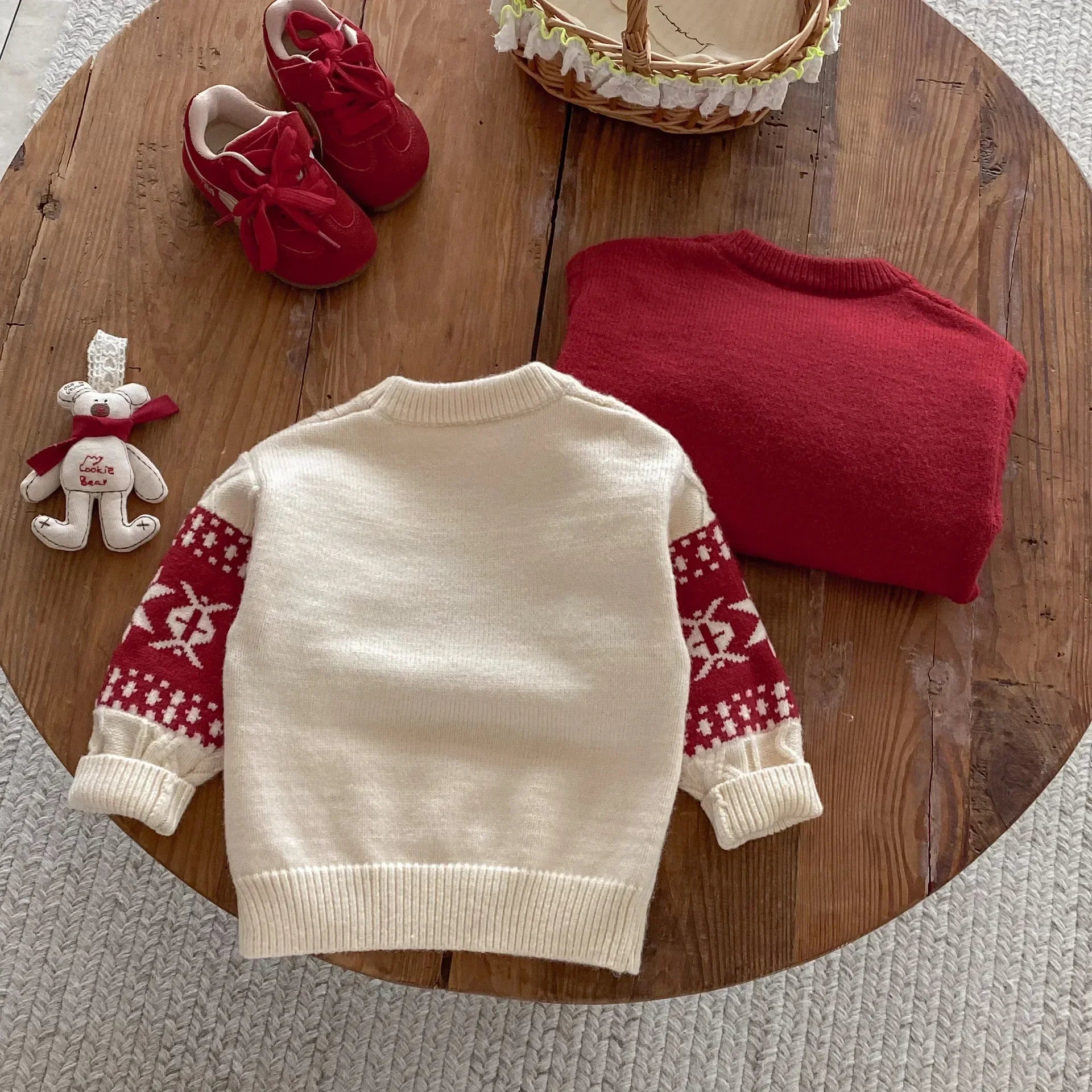 Kids' Christmas Snowflake Knit Sweater