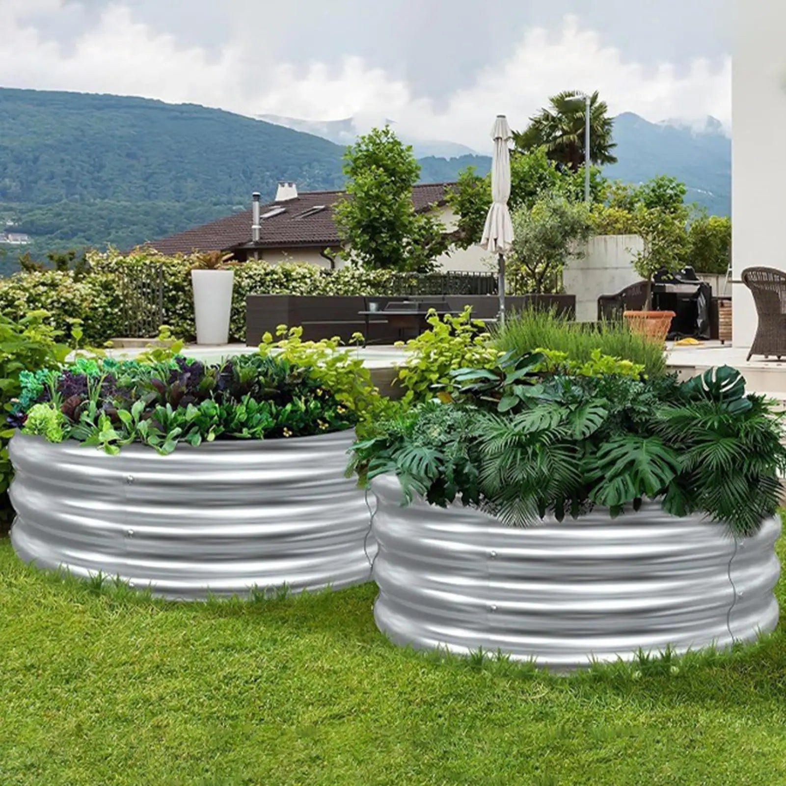 Galvanized Raised Garden Bed