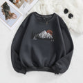 Women's Mountain Print Sweatshirt