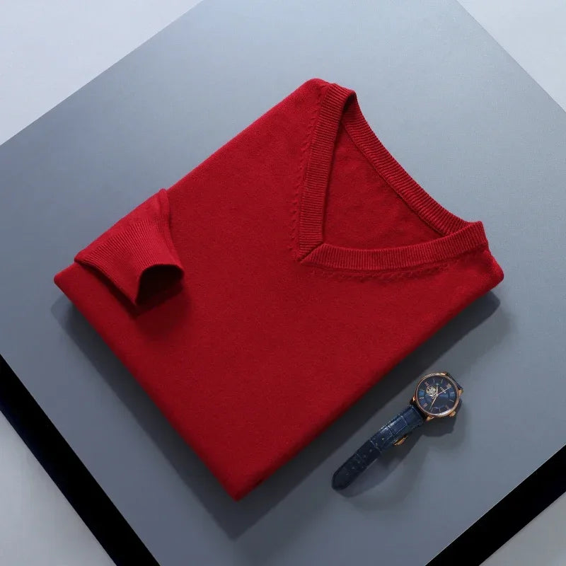 Men's Cashmere Wool Pullover Sweater