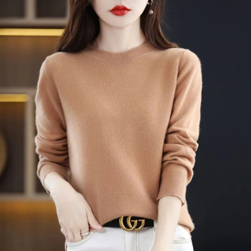 Women's Loose Knit Pullover Sweater