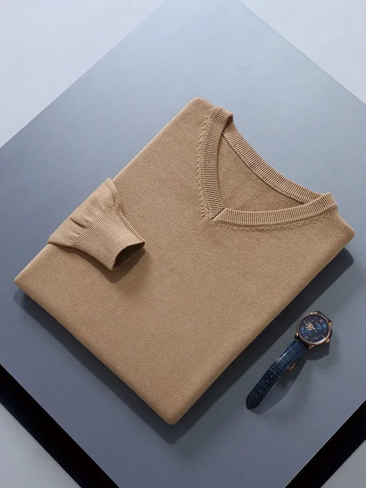 Men's Cashmere Wool Pullover Sweater