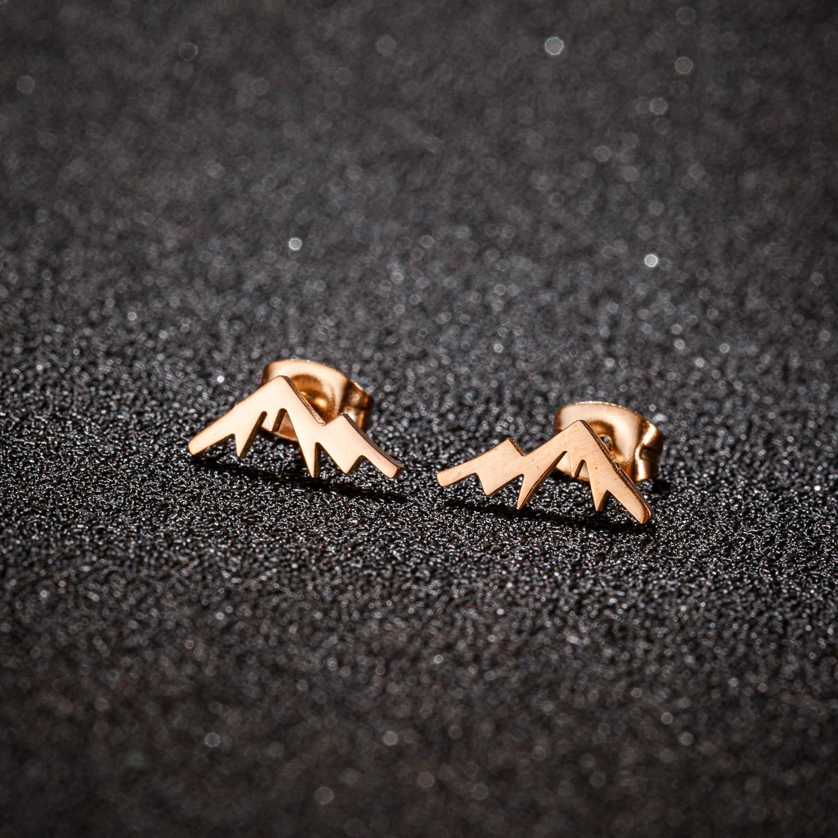 Snow Mountain Stud Earrings