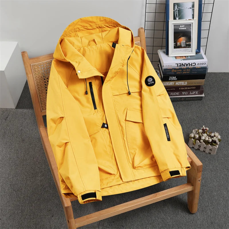 Men's Hooded Windbreaker Jacket