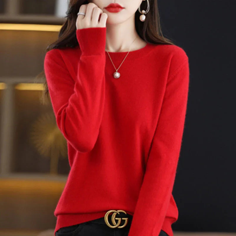 Women's Loose Knit Pullover Sweater
