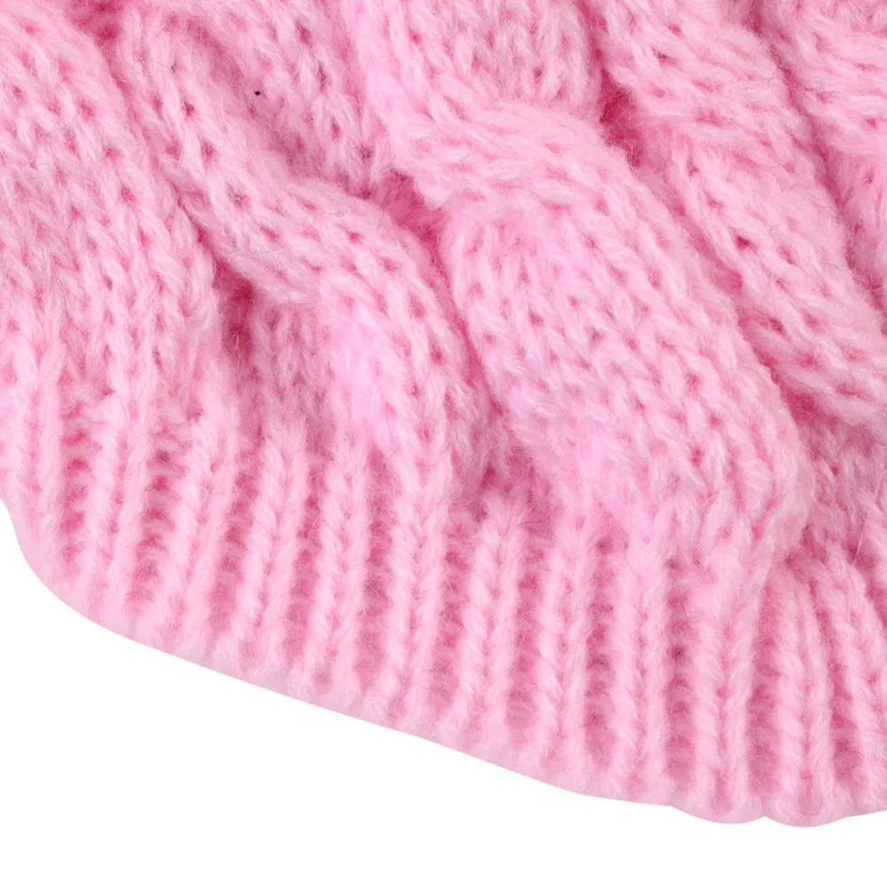 Dog Cable Knit Sweater