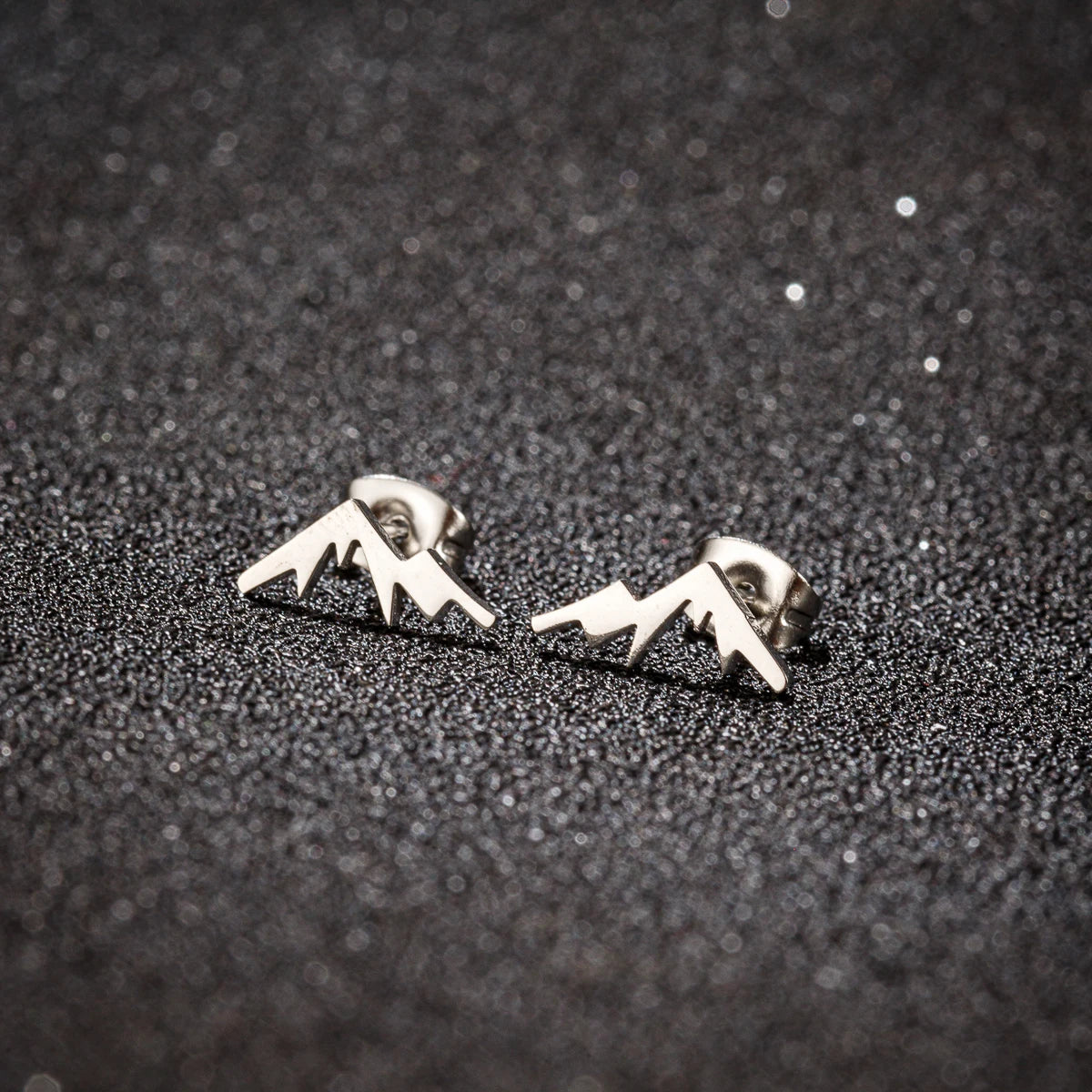 Snow Mountain Stud Earrings