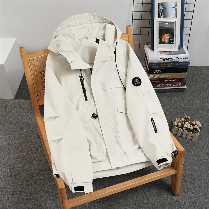 Men's Hooded Windbreaker Jacket