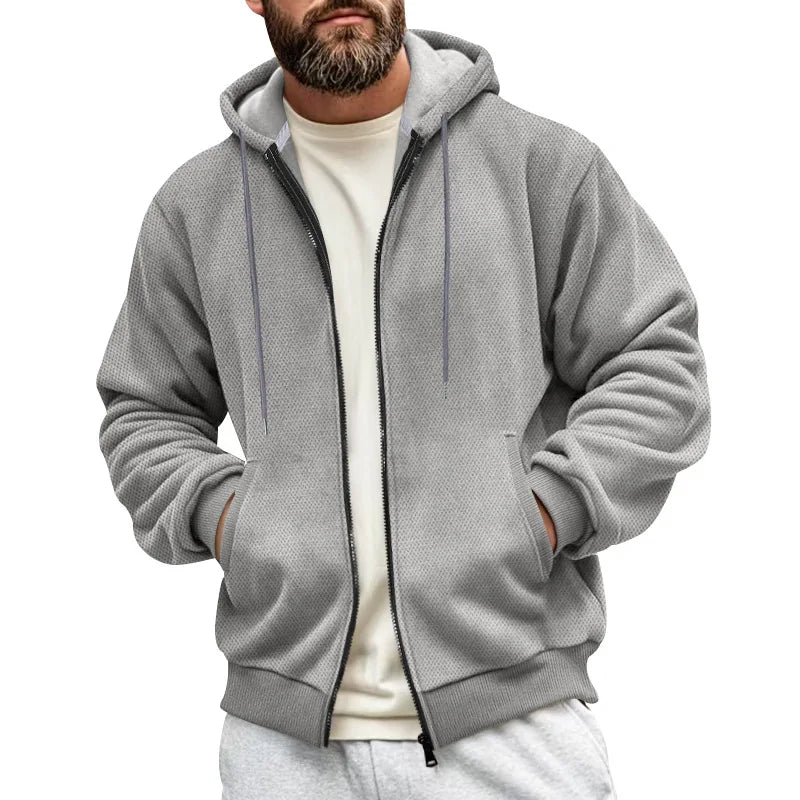 Men's Fleece-Lined Zip Hoodie