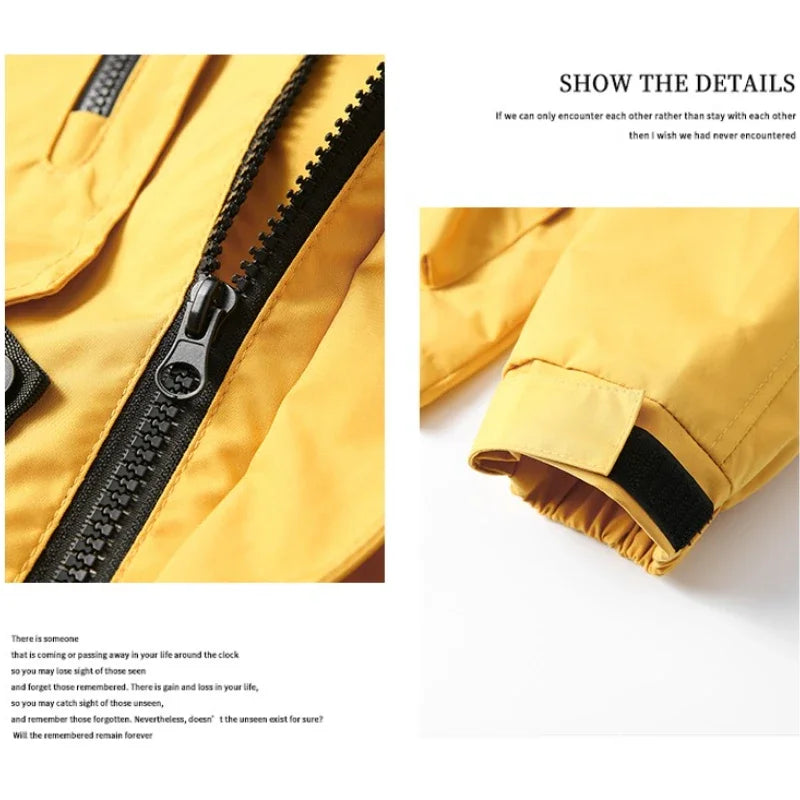 Men's Hooded Windbreaker Jacket