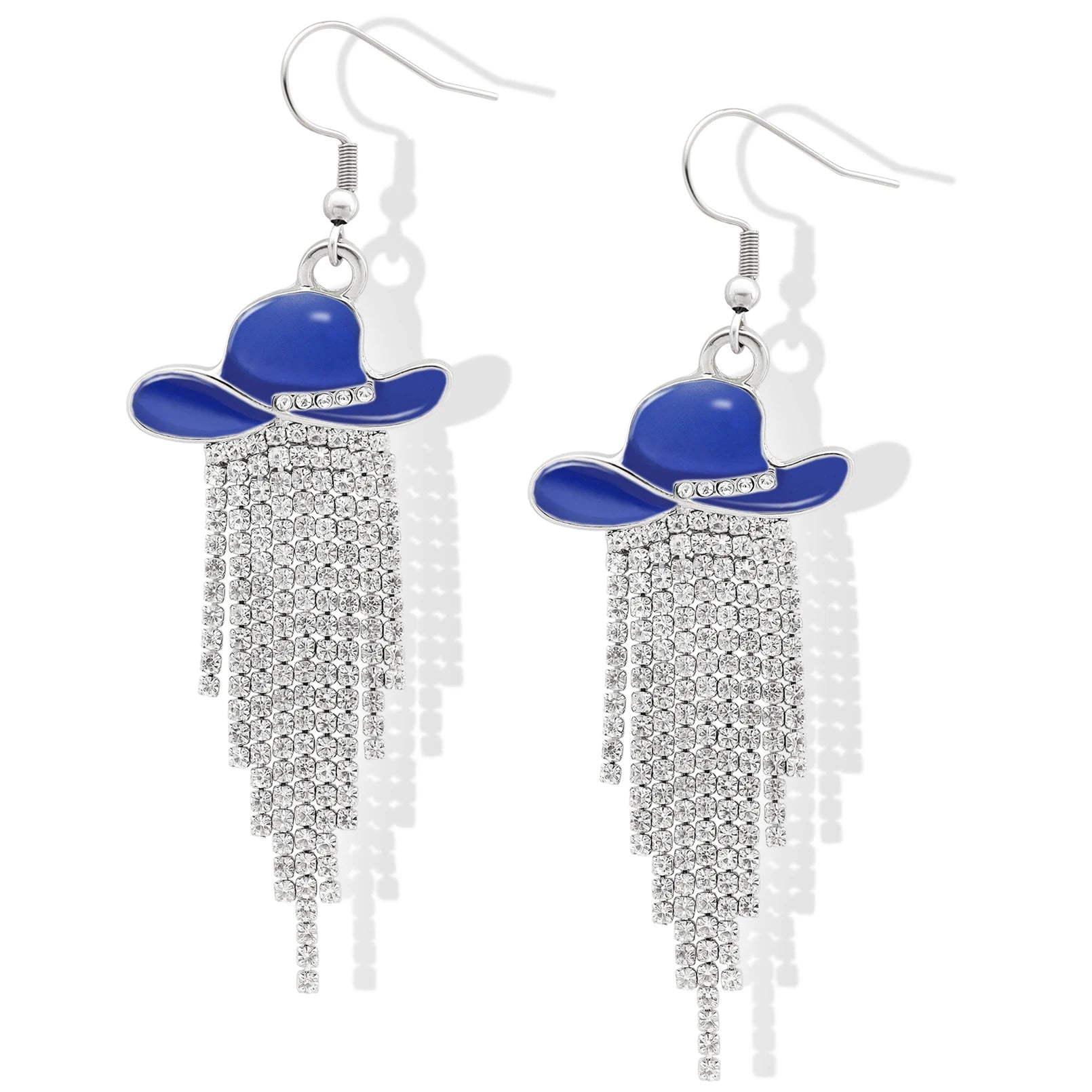 Cowgirl Hat Fringe Earrings