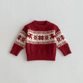 Kids' Christmas Snowflake Knit Sweater