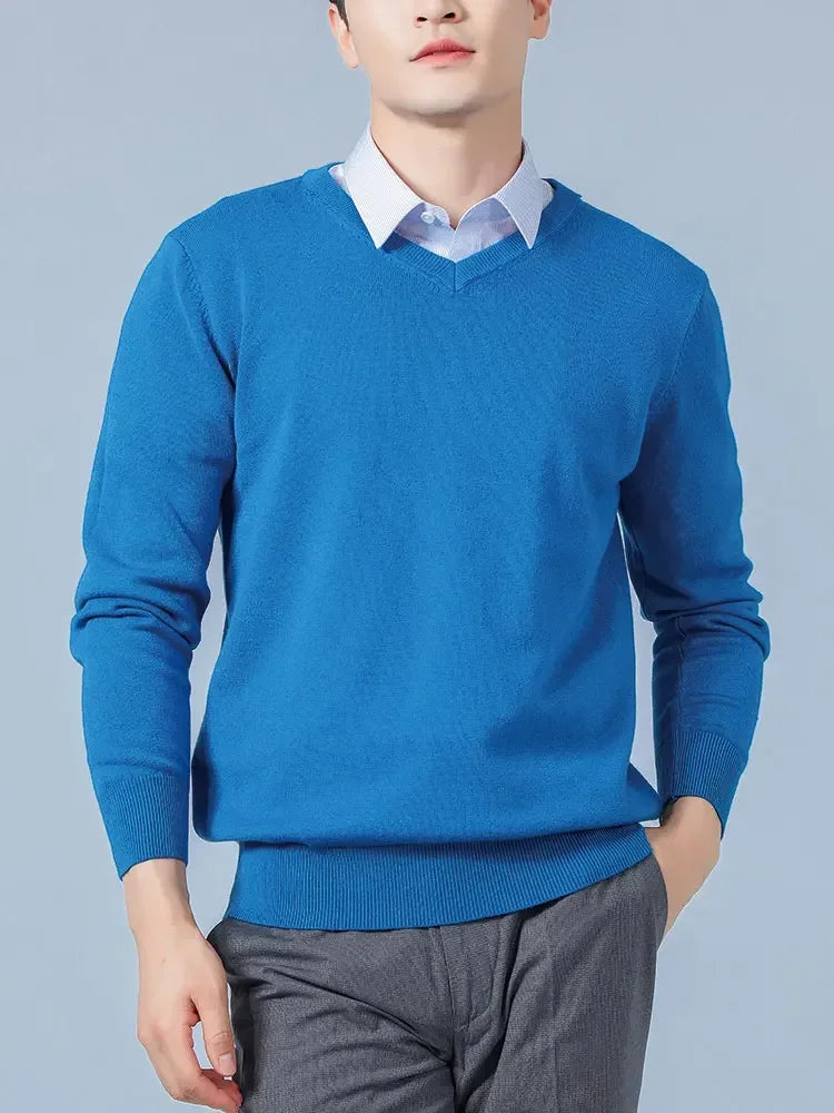 Men's Cashmere Wool Pullover Sweater