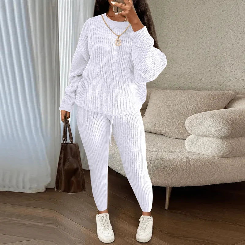 Women's Knit Two-Piece Sweater Set