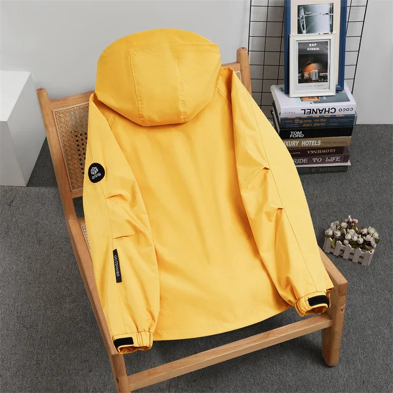 Men's Hooded Windbreaker Jacket