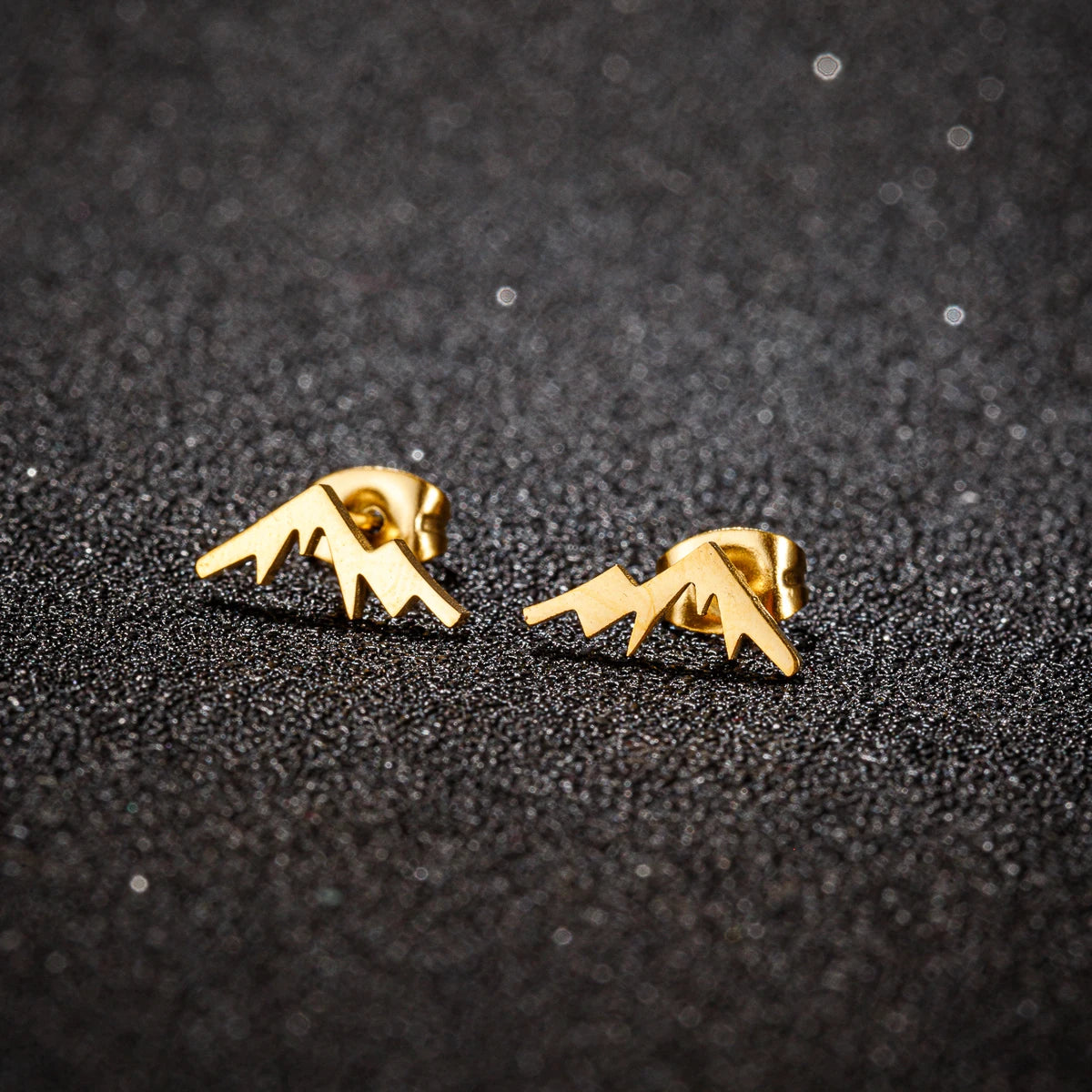 Snow Mountain Stud Earrings