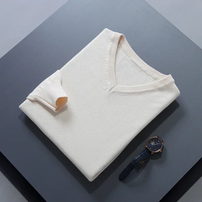 Men's Cashmere Wool Pullover Sweater