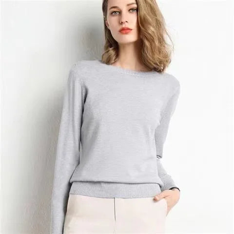 Women's Loose Knit Pullover Sweater