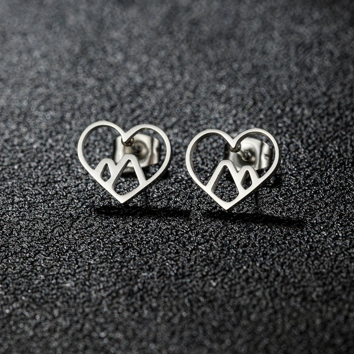 Snow Mountain Stud Earrings