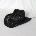 Woven Straw Cowboy Hat