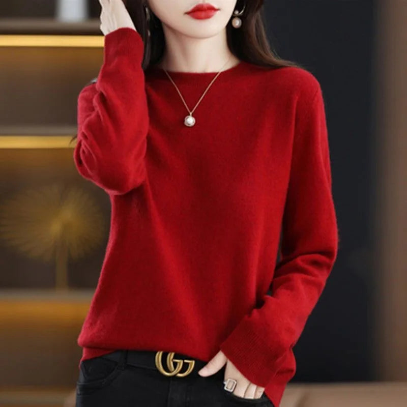 Women's Loose Knit Pullover Sweater