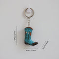 Mini Cowboy Boot Keychain