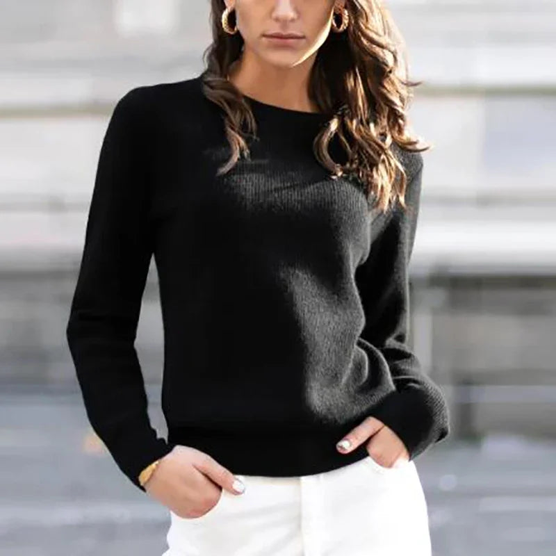 Classic Knit Pullover Sweater