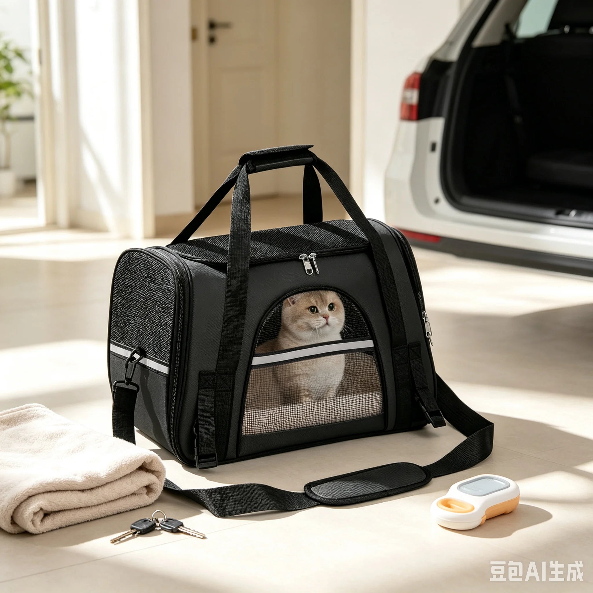 Soft-Sided Pet Travel Carrier