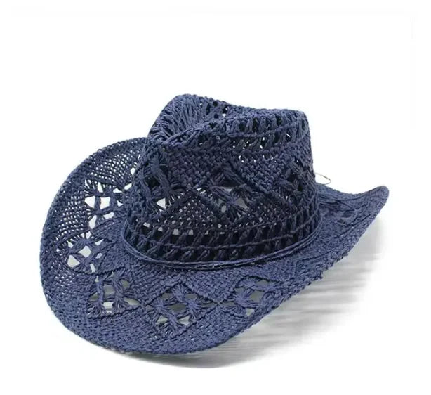 Hollow Weave Straw Cowboy Hat