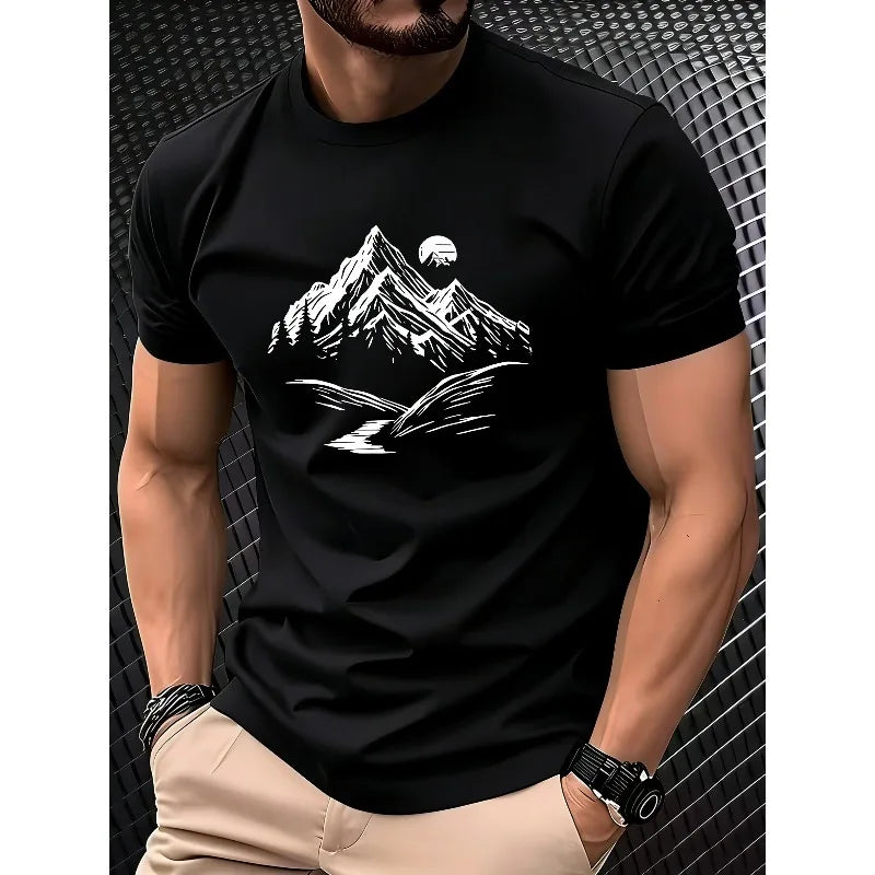 Mountain Print Graphic Tee