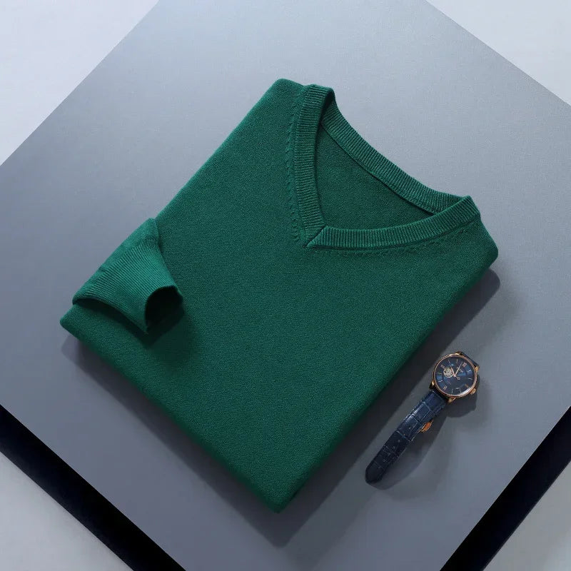 Men's Cashmere Wool Pullover Sweater