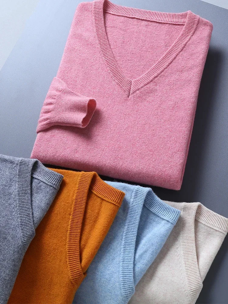 Men's Cashmere Wool Pullover Sweater