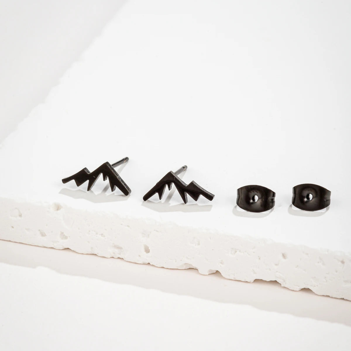 Snow Mountain Stud Earrings