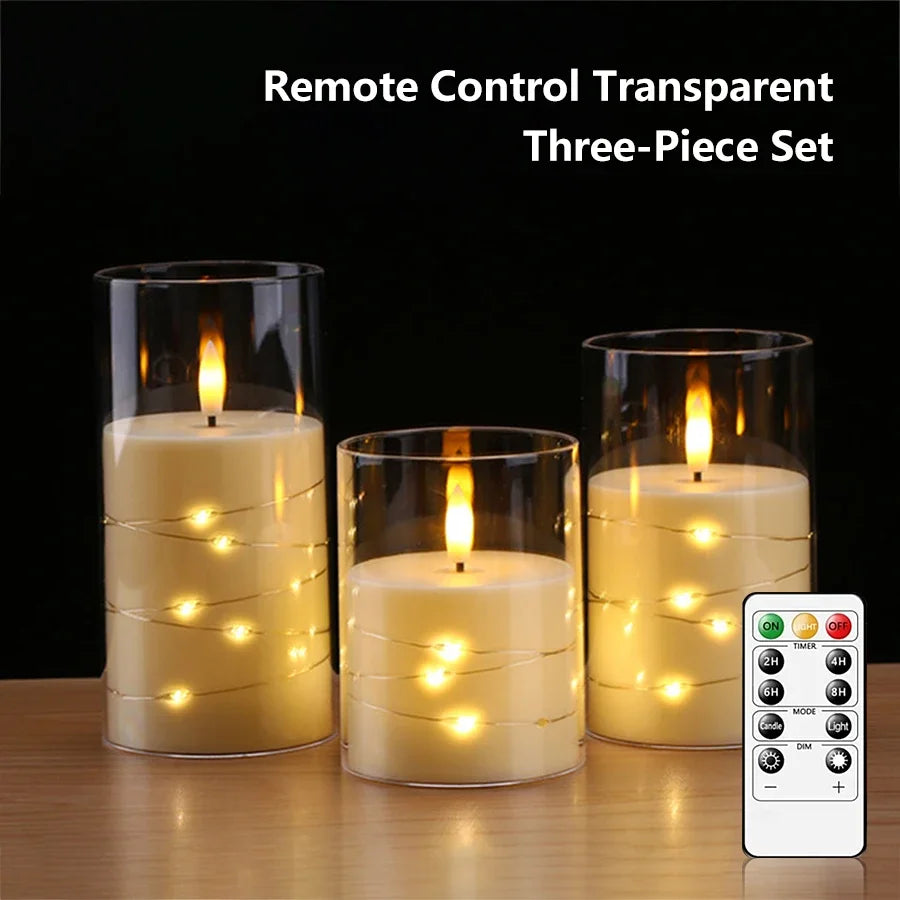 Flameless LED Star Candles