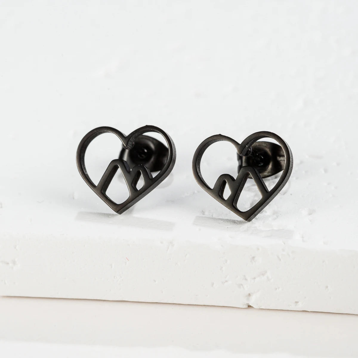 Snow Mountain Stud Earrings