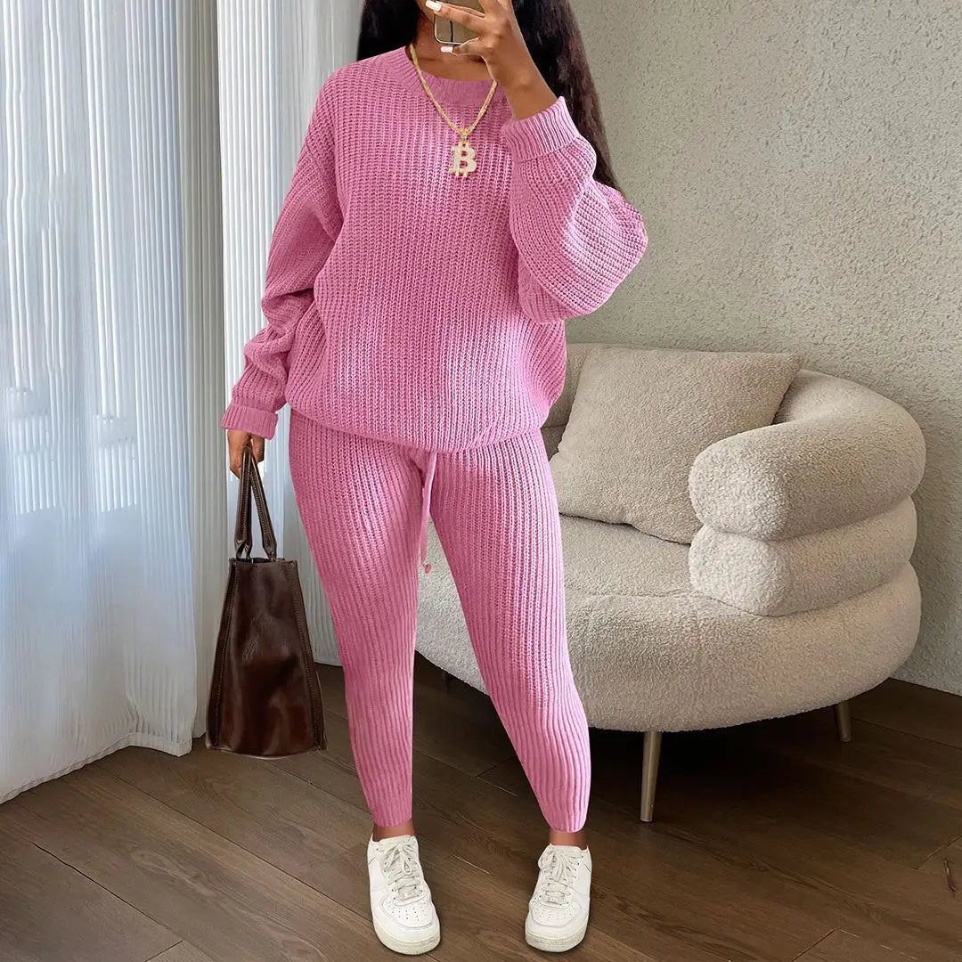 Women's Knit Two-Piece Sweater Set