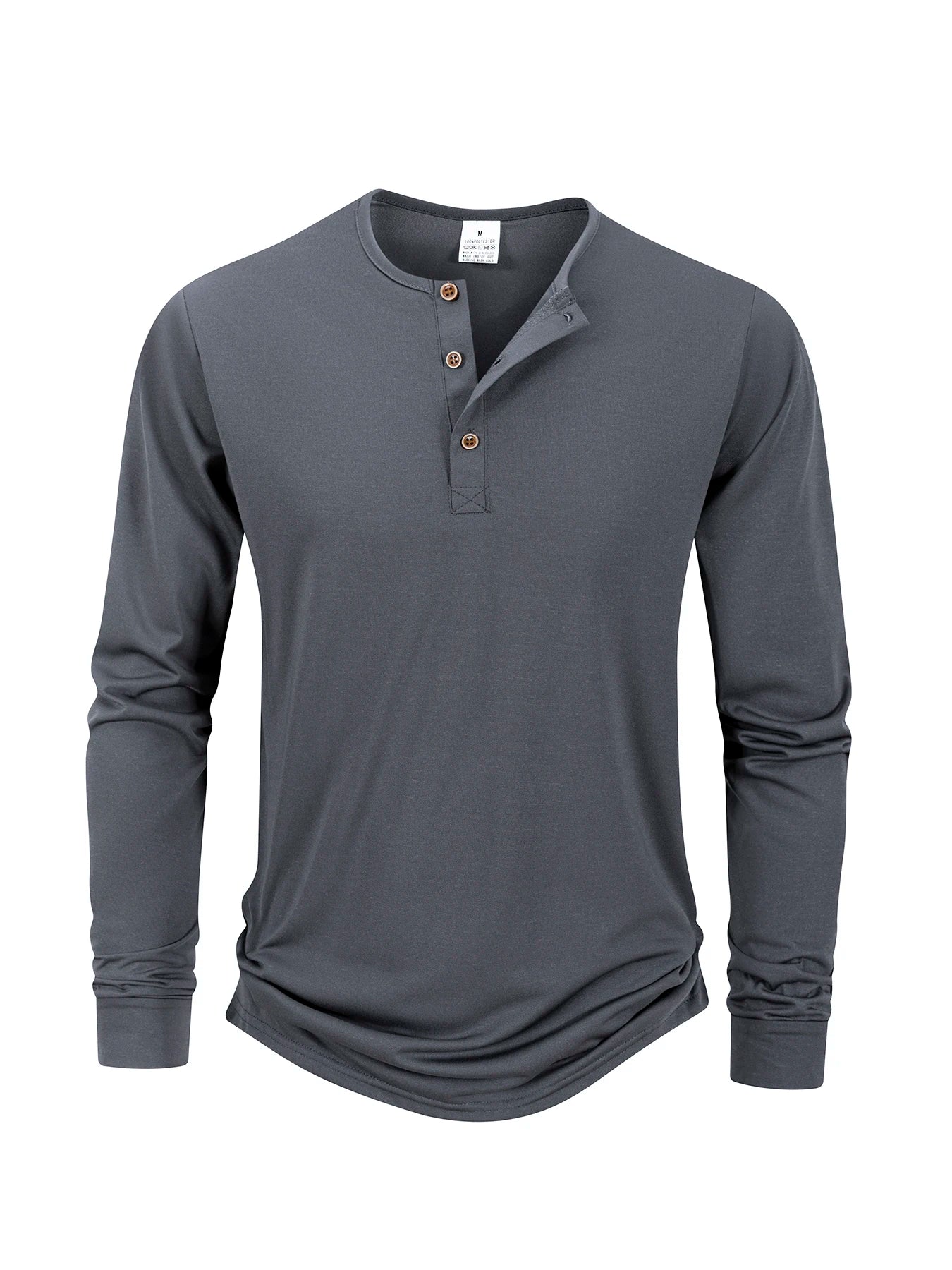 Men's Henley Long Sleeve T-Shirt